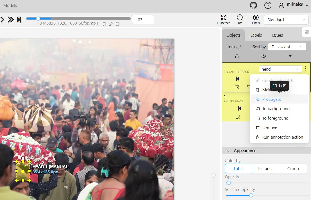 change track id when id switch happen